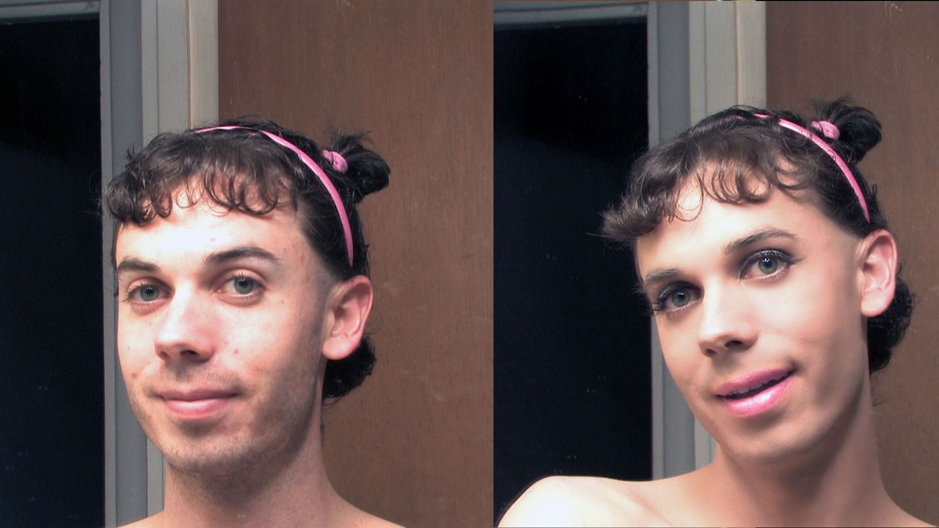 Crossdresser Makeup Before and After